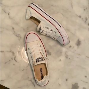 Converse sneakers, white - size 8